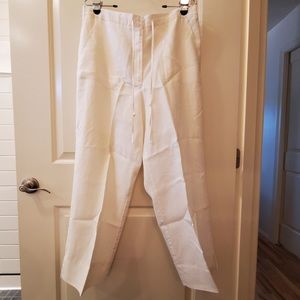 LIZ CLAIBORNE Livvy Linen Cotton Slacks
